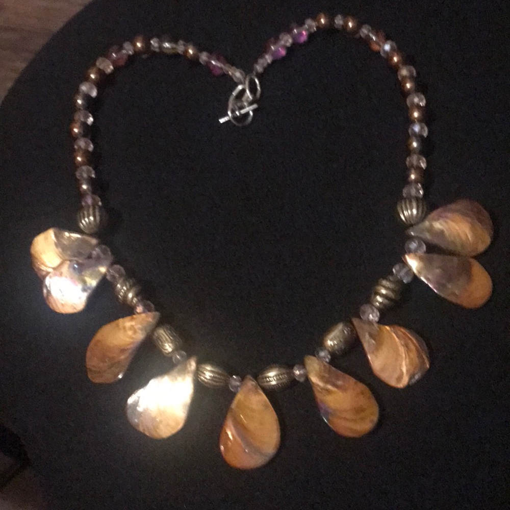 One of kind handmade necklace made by Me.